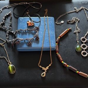 Lot of Eight Vintage Necklaces